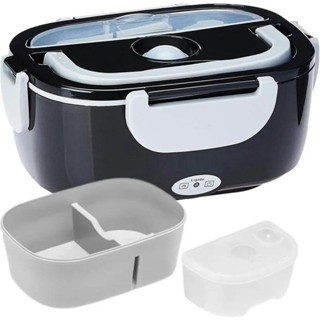 (Preto/Verde)Marmita Elétrica Lancheira Doméstica Trabalho 1,5l Bivolt Cor Preto 110v/220v em Oferta na Shopee