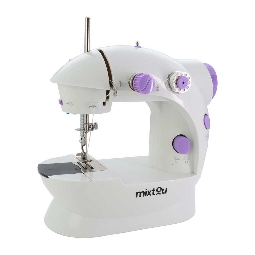 Mini Máquina De Costura Reta Portátil Com Pedal 110v/ 220v (Bivolt) - MIXTOU