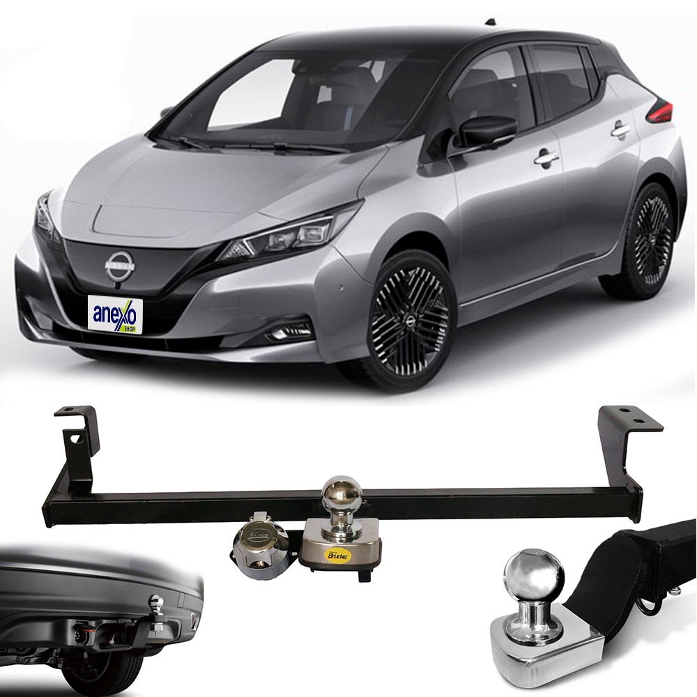 Engate Reboque Nissan Leaf 2021 a 2022 Brucke NI1021 Rabicho Tração 700kg Haste fixa