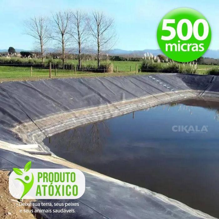 Revestimento para Lago 7x6 Metros Geomembrana PVC 500 Micras com Proteção UV