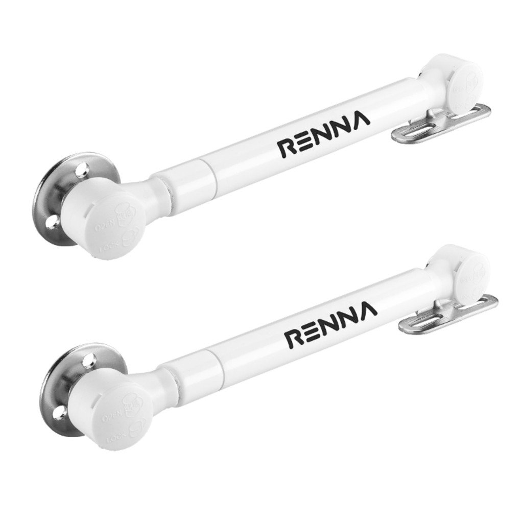 Pistão a Gás Força Inversa 80N Branco Abre Porta P/Baixo