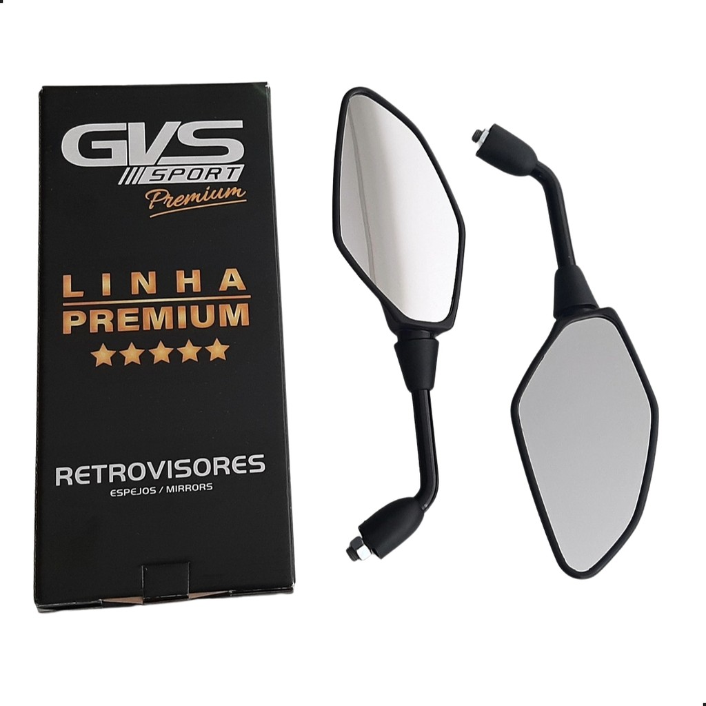 Retrovisor Gvs Moto Mt 03 07 09 Fixo Para Yamaha Convexa
