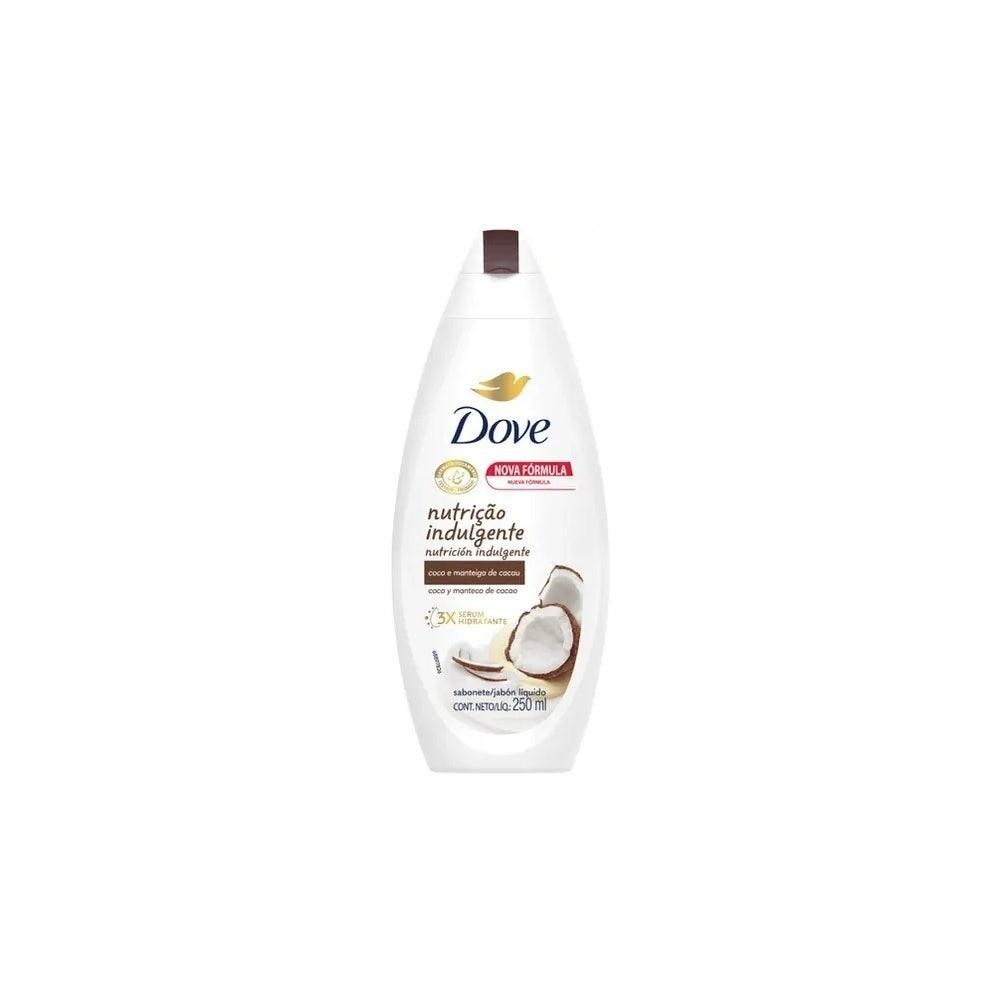 Sabonete Líquido Dove Delicious Care Leite De Coco 250ml em Oferta na Shopee