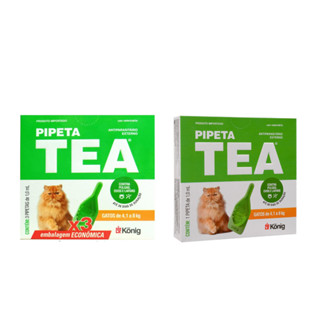01 Pipeta TEA Gatos X3 4-8KG E 01 Pipeta TEA Gatos X1 4-8KG em Oferta na Shopee