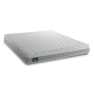 Colchão Casal Espuma D33 Millenium 138x188x19cm Bege/ Branco c/ pillow top
