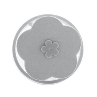 Coletor de Cabelos para Máquina Lyor Flor Cinza em Plástico