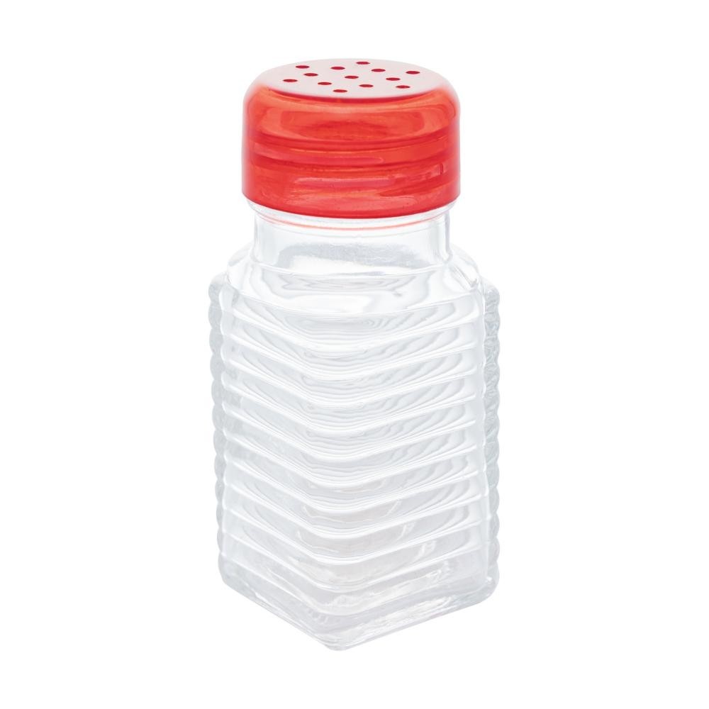 Pote para Temperos com Tampa Lyor Vermelha de Vidro 80ml - Home & Living