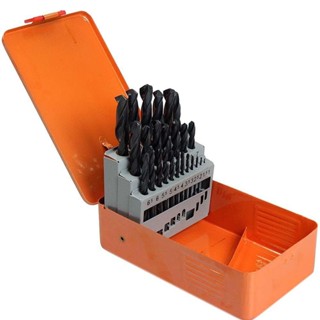 Jogo de Brocas Profissionais HSS Aço Rápido com 25 peças de 1 a 13mm Estojo - FortG em Oferta na Shopee