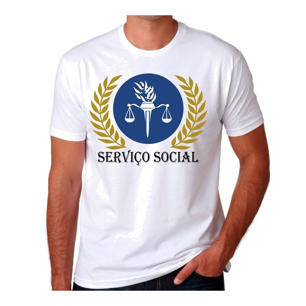 Camisa Camiseta  Serviço Social Blusa T-shirt 676 SH. CP Assistente Social