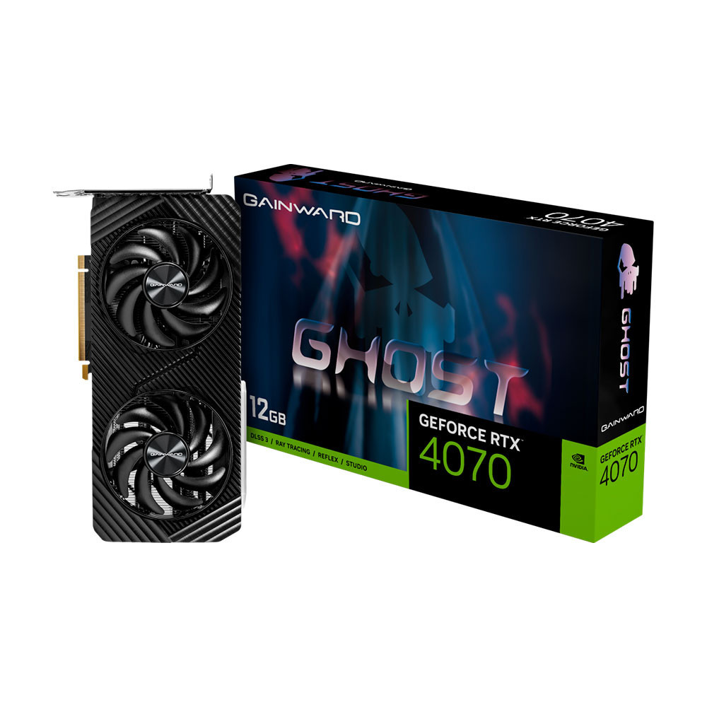 Placa de Vídeo RTX 4070 GAINWARD 12GB GHOST GDDR6X 192Bits