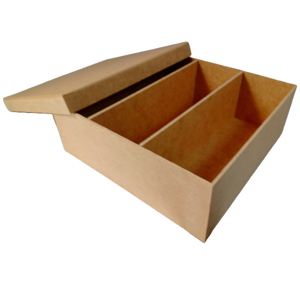 Caixa em MDF Para Mini Vinho ou Mini Champanhe Tripla com Tampa Sapato Para Convite, Lembrancinha, Padrinhos ou Convite