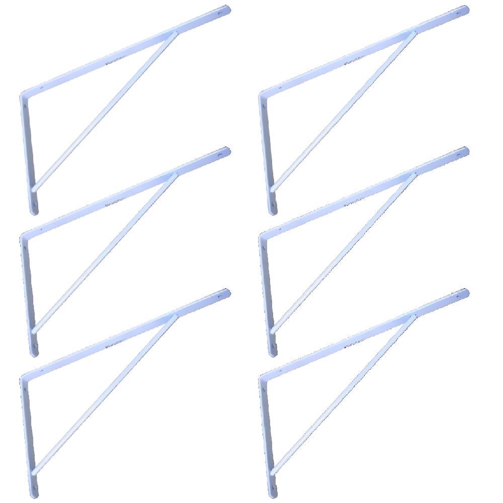 Cantoneira Reforçada Epoxi Soldada 20cm com 6 Unidades EVALD - Home & Living