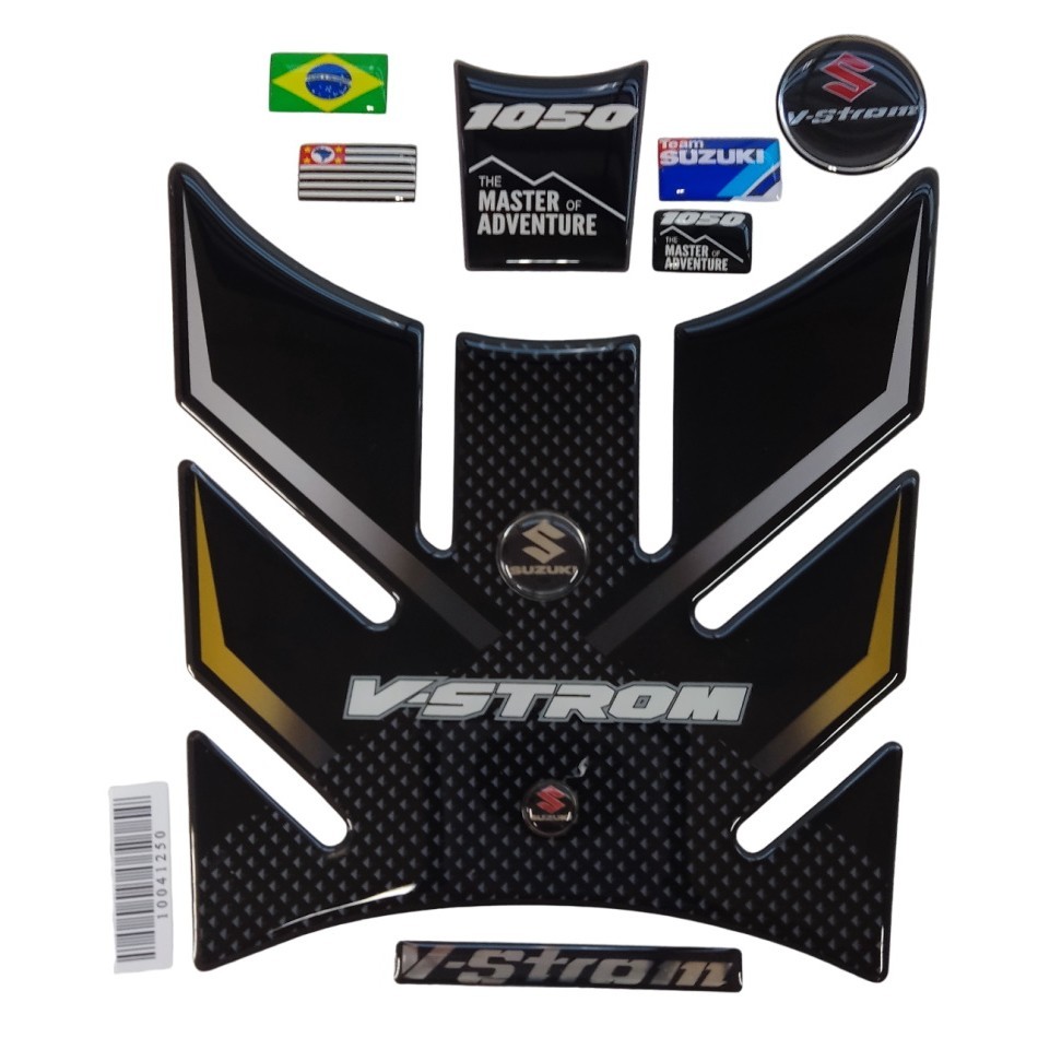 Adesivo Protetor Tanque Suzuki V-Strom DL 1050 2022 Carbono