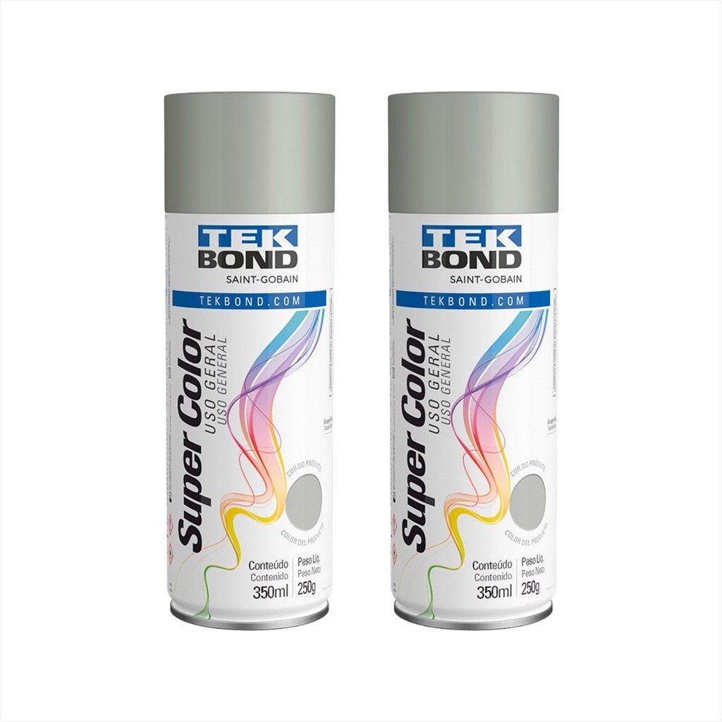 Tinta Spray Fundo ( Primer ) - Super Bond 350ml Kit 2