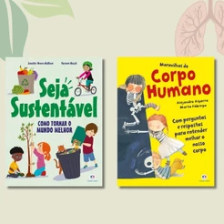 Kit livros meio ambiente + corpo humano