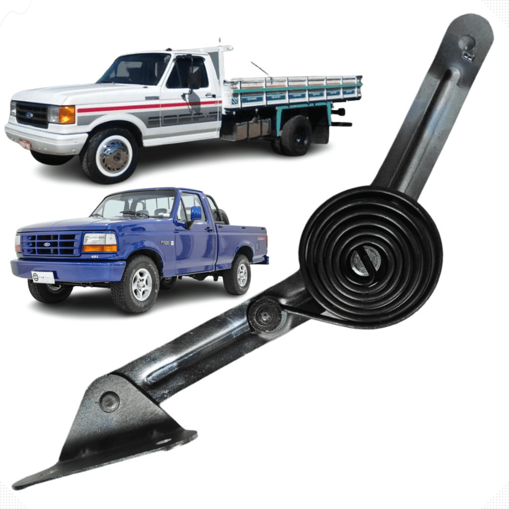 Dobradiça Braço do Capô Articulada Com Mola Ford F1000 F4000 92 93 94 95 96 97 98 L Esq