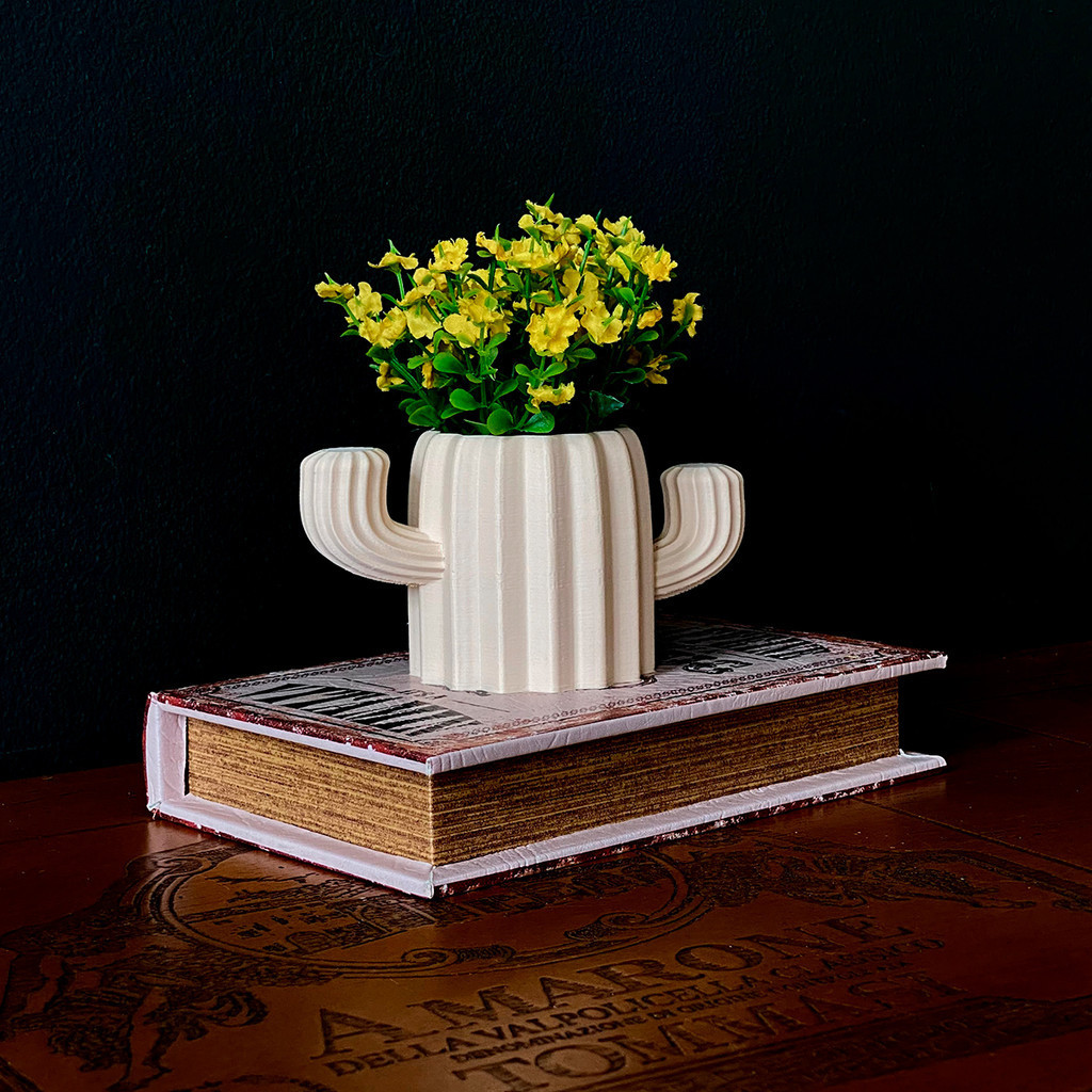 Cachepot em formato Cactus Conjunto Interiores para Escritório Sala de Estar  Cactus e Suculentas