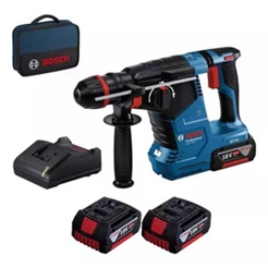 Martelete Rompedor Gbh 187-li BOSCH Brushless + 2 Baterias 4ah + Carregador Bivolt + Bolsa