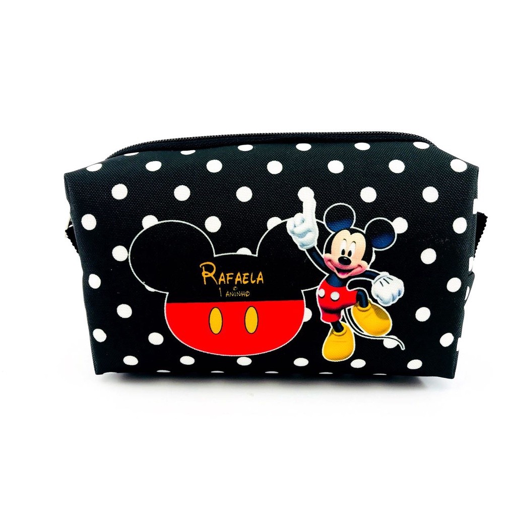 10 Necessaire Bolsinha Lembrancinha Mickey Personalizada Aniversário