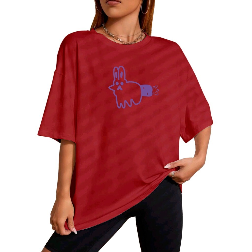 Blusa Bordado Personalizado Minimalista Camiseta Oversized Academia Estampada Cenoura