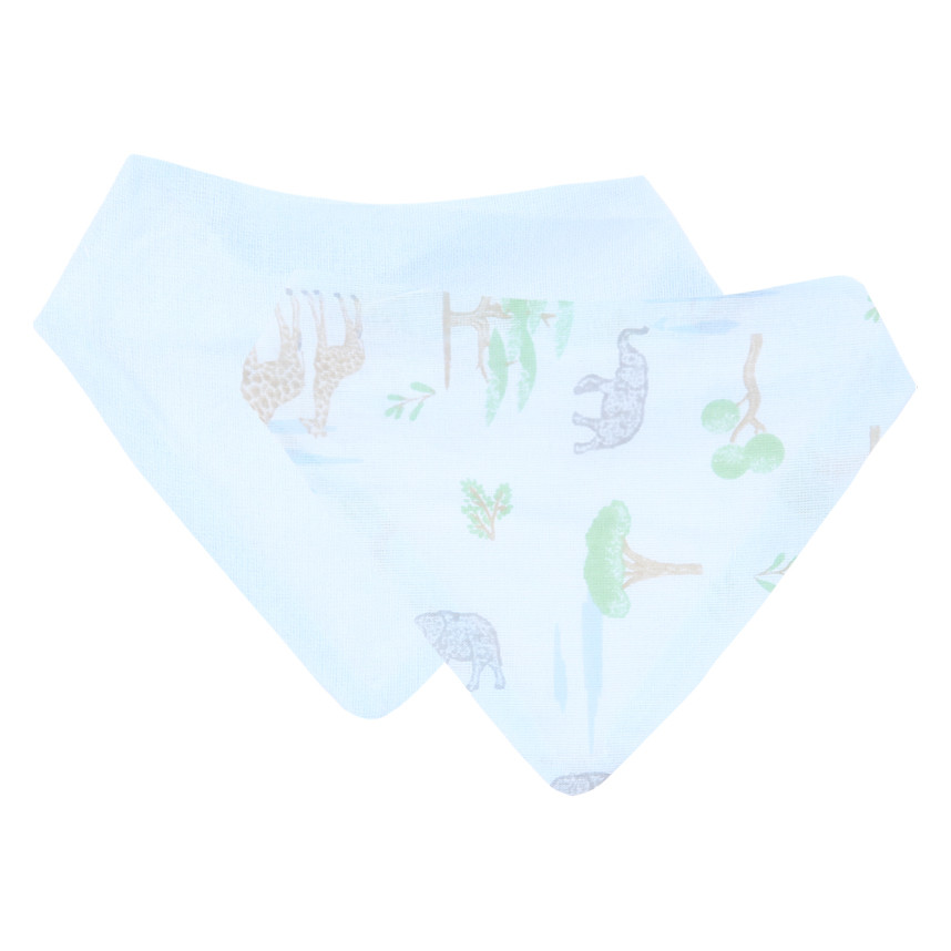 Kit Babador Bandana Papi Karinho Estampado Menino  - 02 Peças