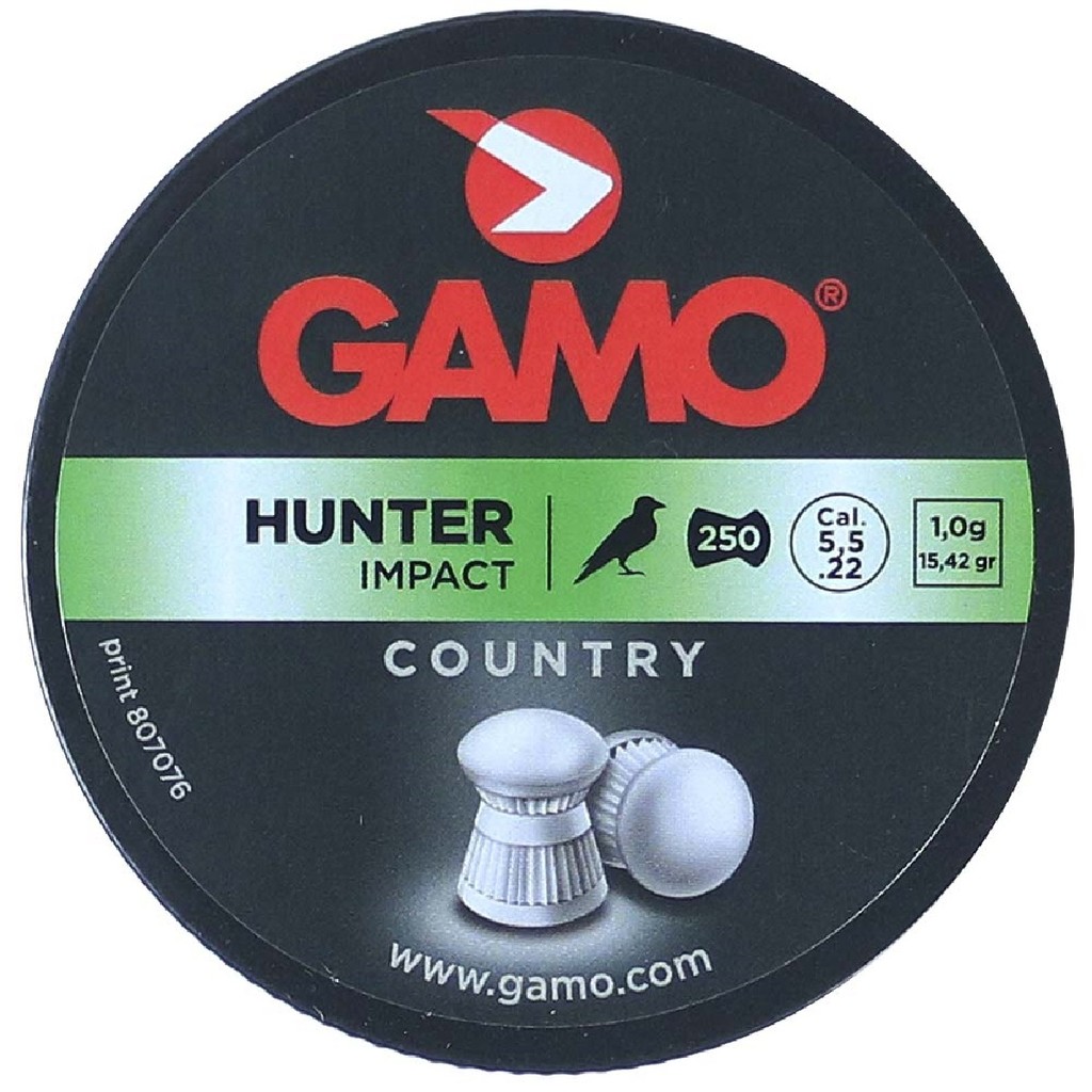 Chumbinho Para Caça Gamo Hunter Impact 250un Cal 5,5mm em Oferta na Shopee