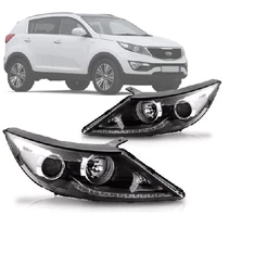 Farol Kia Sportage Sem Led 2011 2012 2013