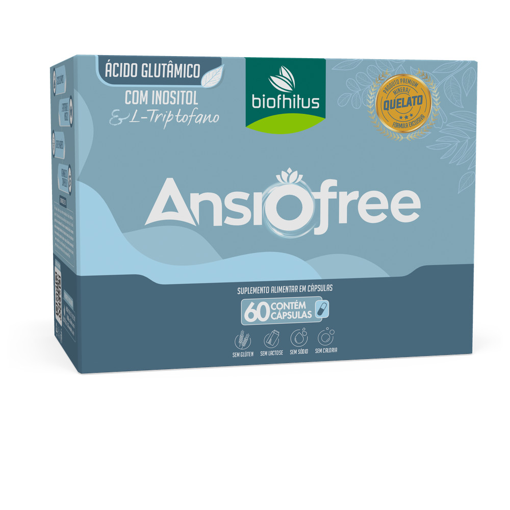ANSIOFREE 60 Cápsulas - Relaxamento e Bem-Estar Natural em Oferta na Shopee