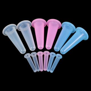 [Dhiint] 4x Latas De Silicone A Vácuo Para Massagem Facial No Pescoço Ventosa anti-Celulite Em