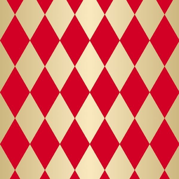 Folha para Ovos de Páscoa Metalizado Pierrot Vermelho Ouro 69x89cm - 05 unidades - Cromus Páscoa - Rizzo Distribuidora