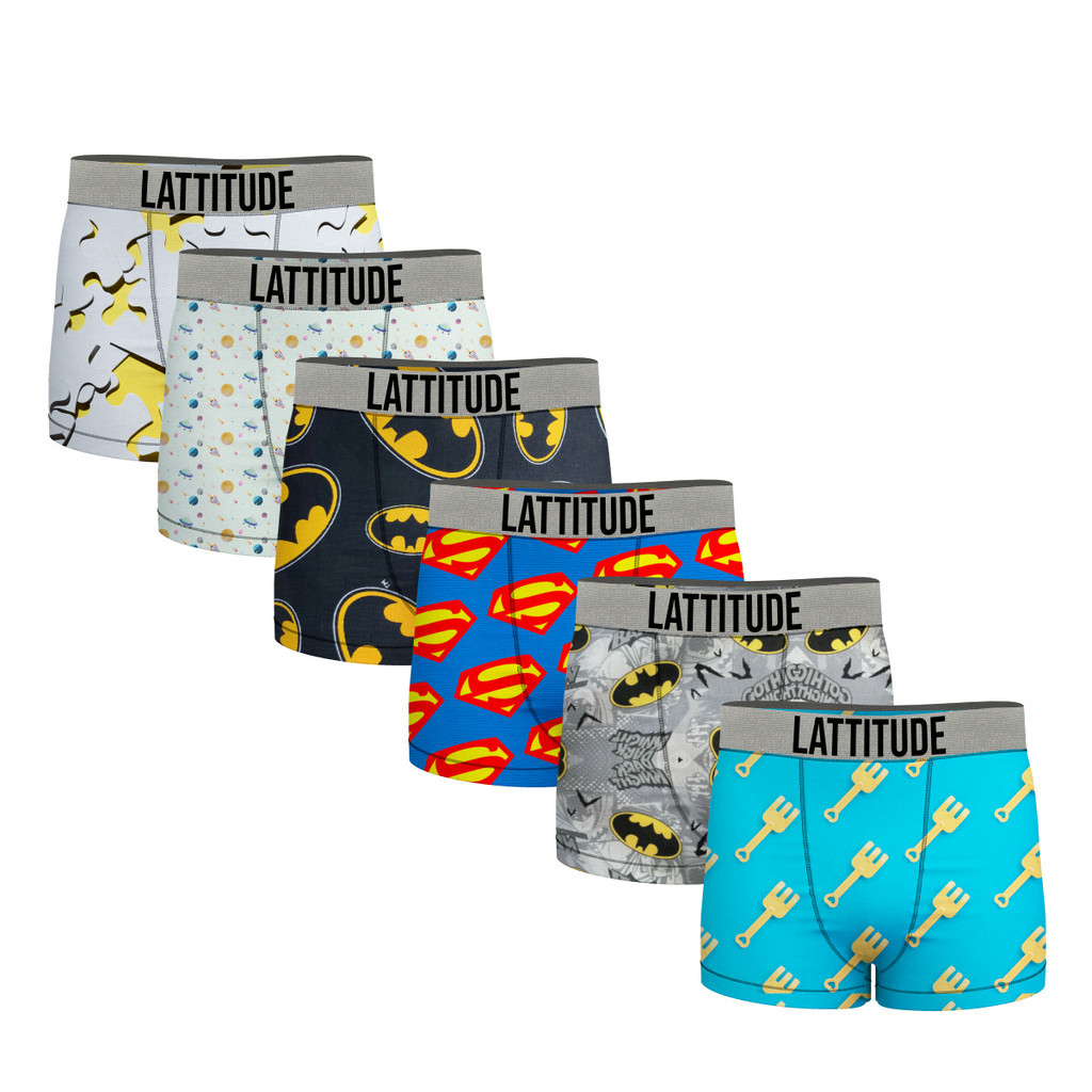 Kit 10 Cuecas Boxer Box Infantil Estampadas Microfibra