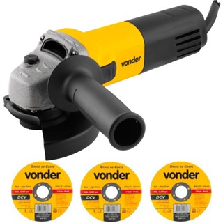 Esmerilhadeira angular 4.1/2" 650 watts com 3 discos - EAV650 - Vonder