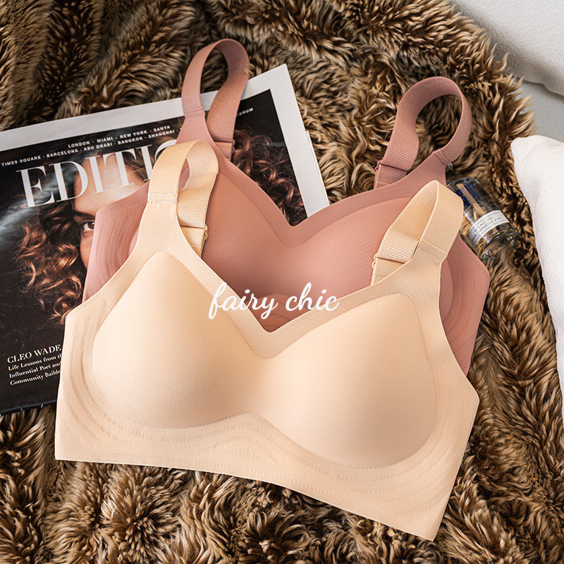 Mais Soutien Esportivo Tamanho De Conforto Fino Apoio Suave Jelly Bra Push up Wireless Sports em Oferta na Shopee