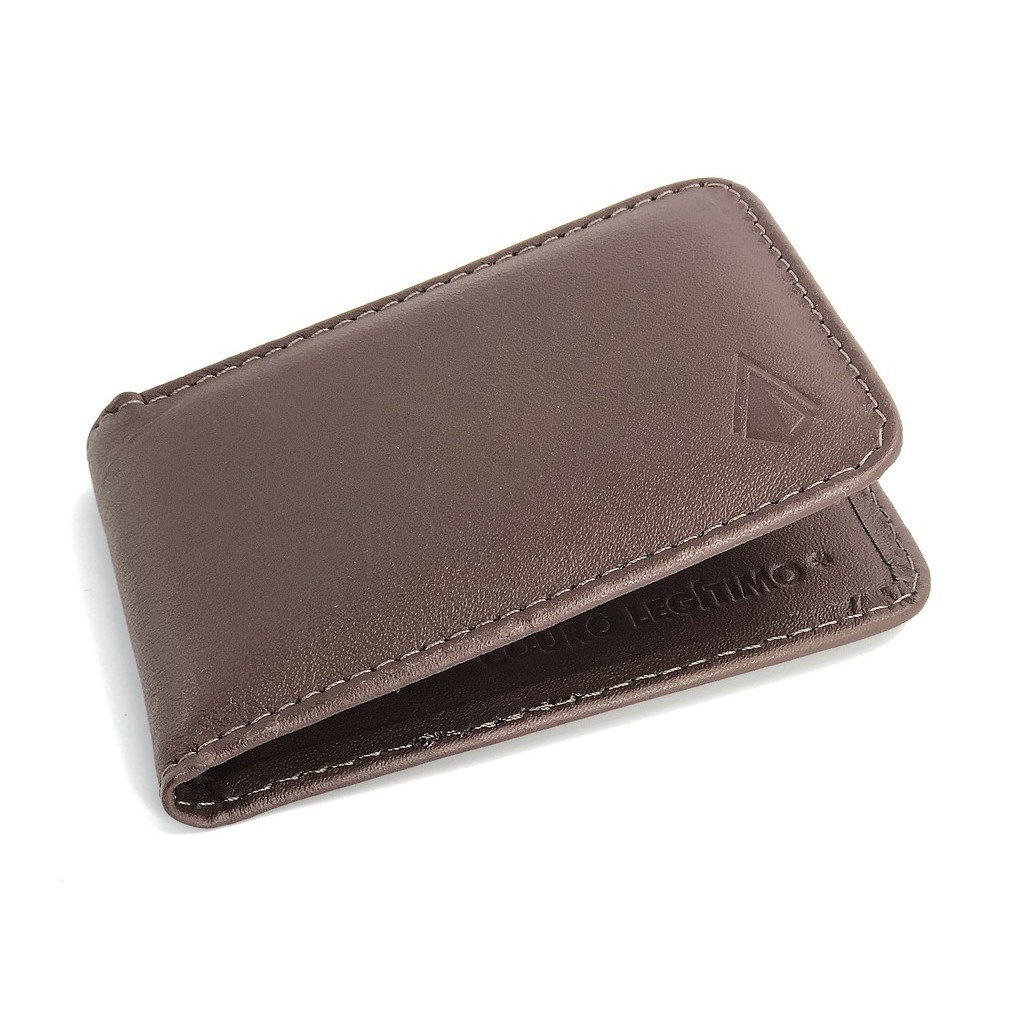 Carteira de Couro Rhino Size Marrom 