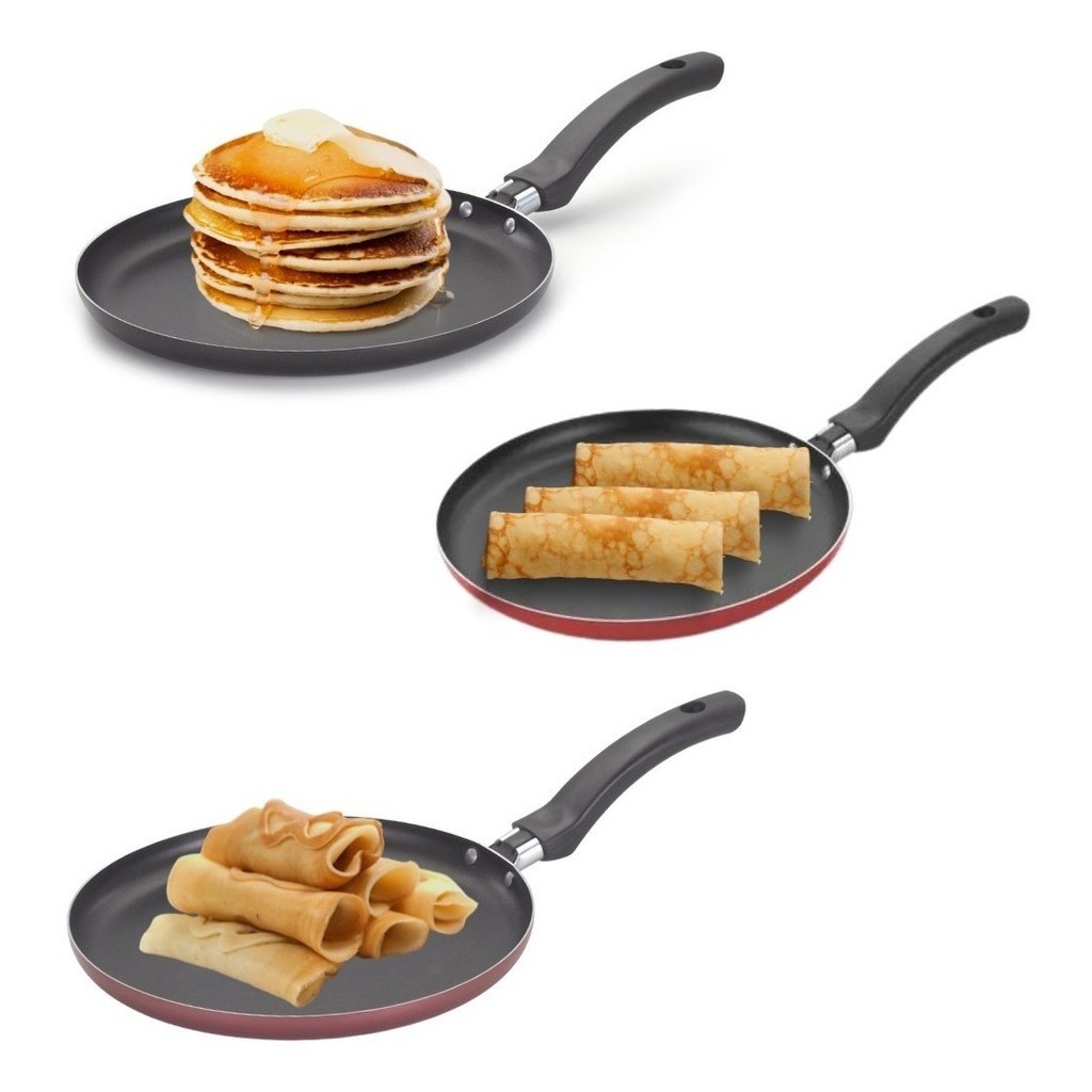 Frigideira Crepe Panquequeira Tapioca Teflon Antiaderente