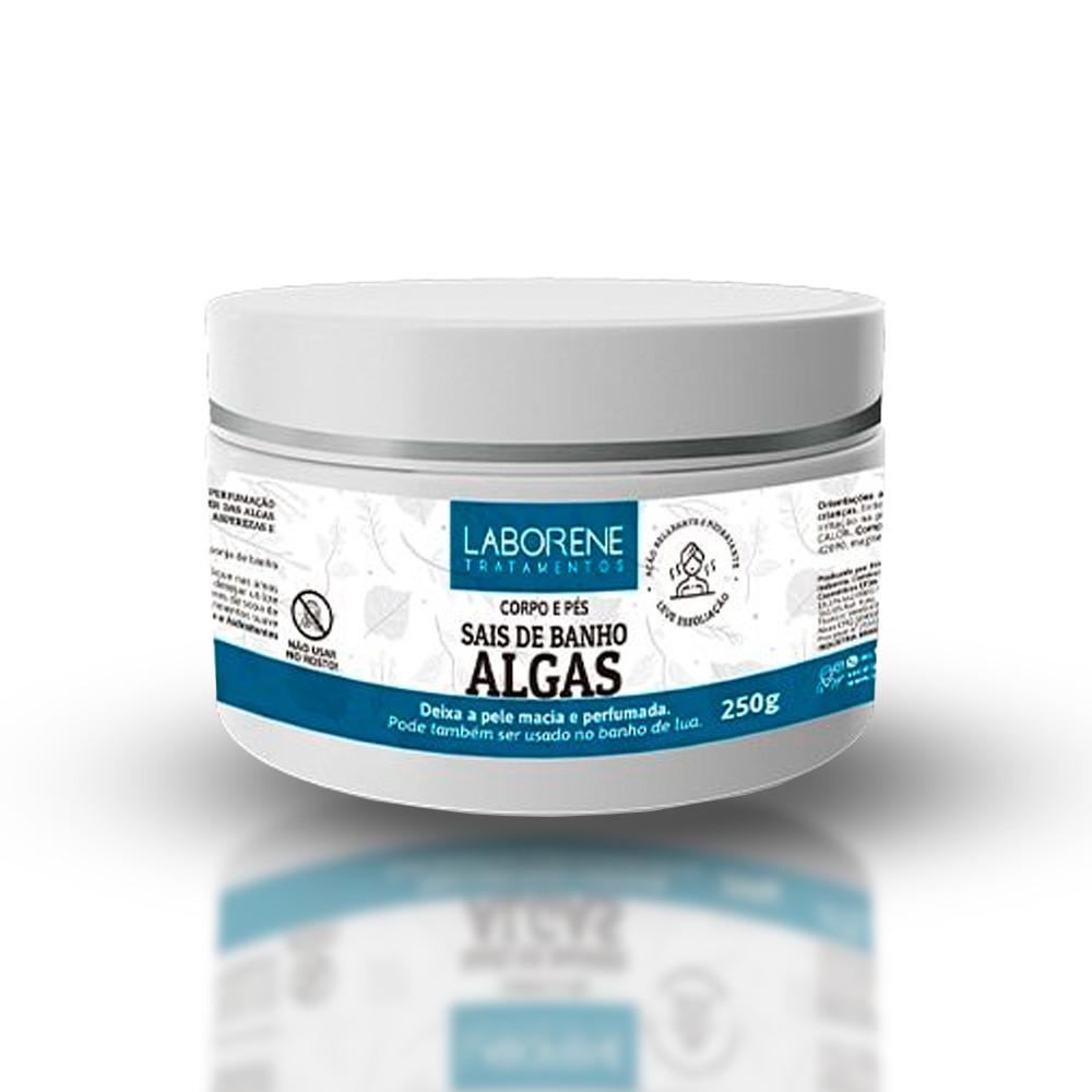 Kit 02 Sais de Banho Corpo e Pés Algas Laborene 250g