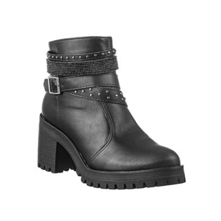 Bota Coturno Feminino Botinha Confortável Com Enfeites Tratorado Via Birigui em Oferta na Shopee