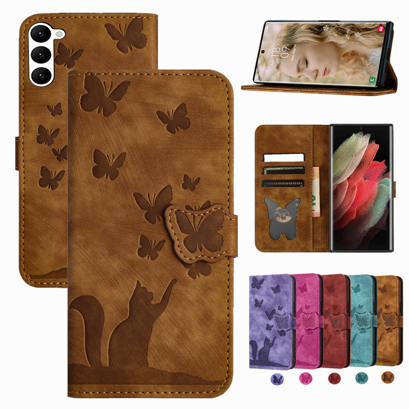 Capas Flip Para Samsung S25 S24 S24Plus + Ultra 5G S23FE A06 A07 A16 A17 A26 A36 A37 A56 A57 A05S A15 A25 A35 A55 Capa