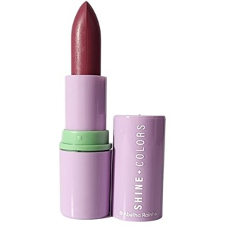 Batom Brilho Intenso Rosa Retrô FPS 15 Shine Colors Abelha Rainha 3,7g em Oferta na Shopee