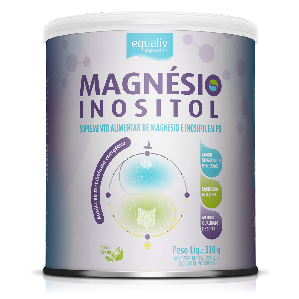 Magnésio Inositol 330g - Equaliv em Oferta na Shopee