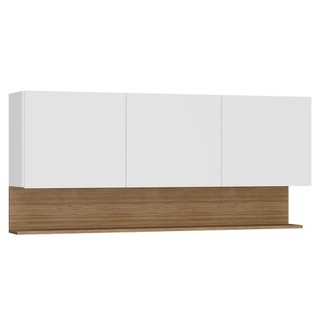 Armário Aéreo 150cm 3 Portas Lina K02 Supremo/Freijó - Mpozenato em Oferta na Shopee