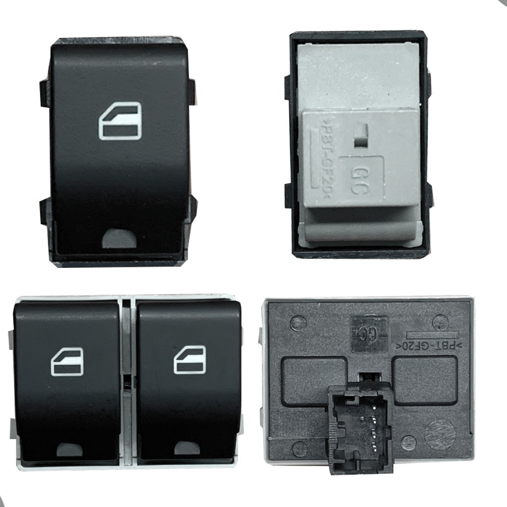 Detalhes do Botão Interruptor Vidro Elétrico Simples Duplo Fox Voyage Saveiro Gol Parati G4 G5 G6 G7 5 Pares