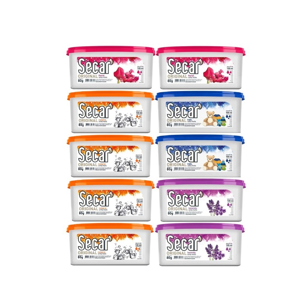 10 unid Anti Mofo Desumidificador Secar Original 80g