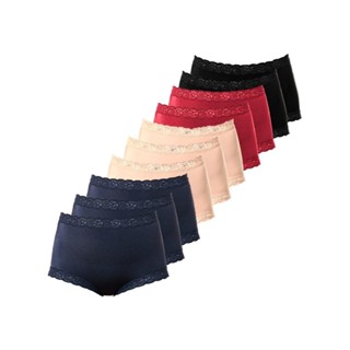 Kit com 10 Calcinhas Alta Safira Demillus 57330 Colorido em Oferta na Shopee