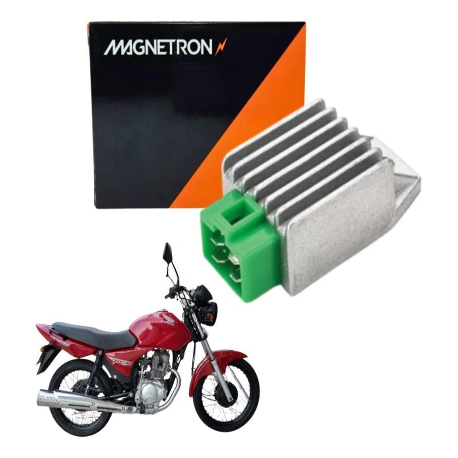 Regulador Voltagem BIZ 100 Cg Titan Fan 125 Cg Fan Titan 150 2004 2005 2006 2007 2008 Original Magnetron