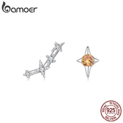 Brincos Bamoer 925 Sterling Sliver Áries Design Joias Presentes Para Mulheres