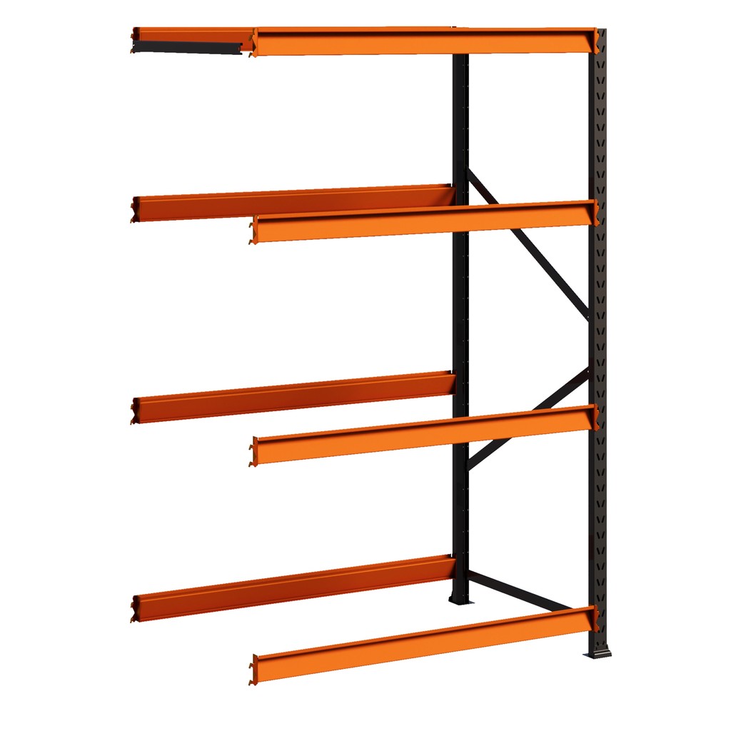 Porta Pallet 1000kg 1 Continuação 200x120x60 4 Níveis Sem Bandeja MPP250 Amapá
