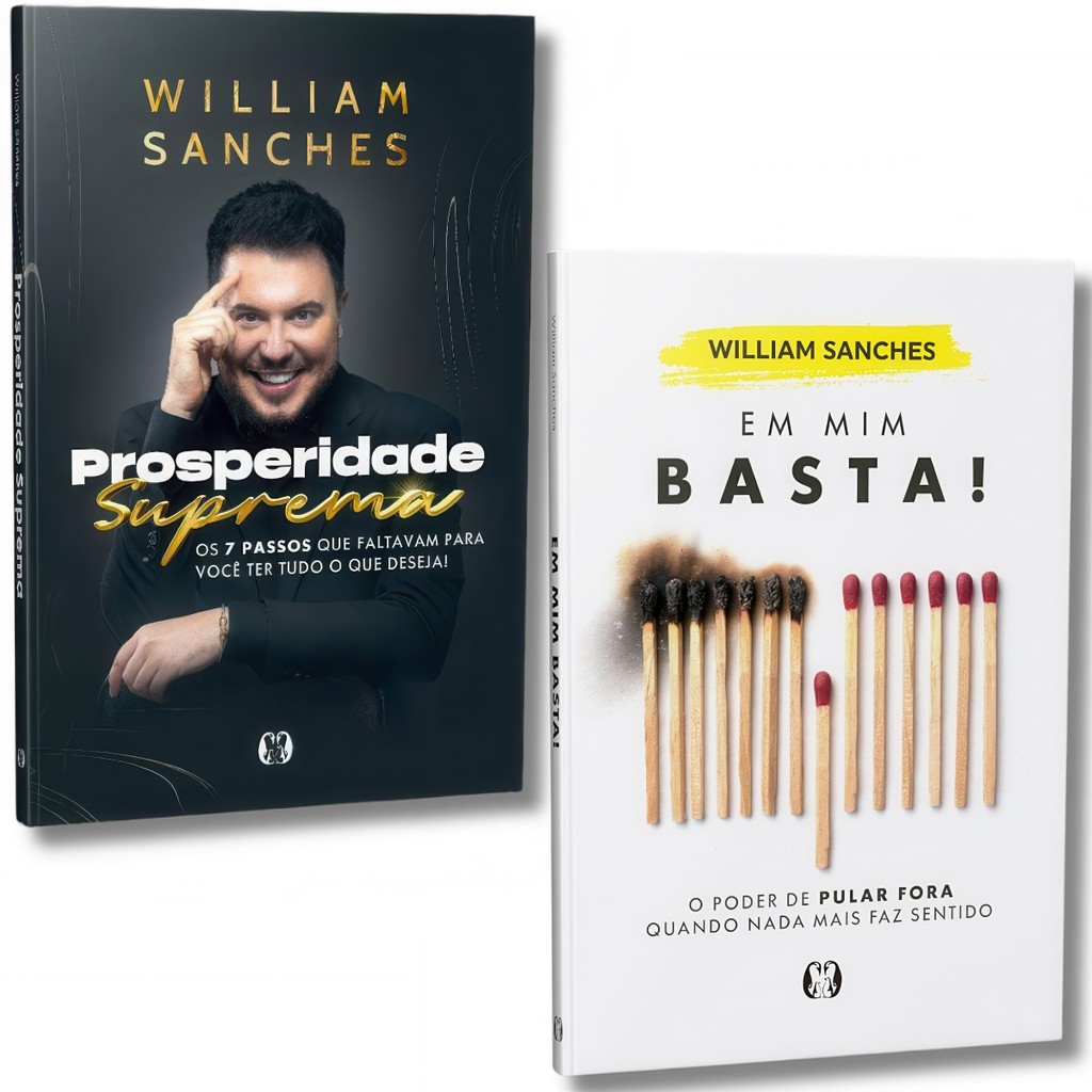 Livro Em Mim Basta! - Poder De Pular Fora Quando Nada Mais Faz Sentido + Prosperidade Suprema | William Sanches