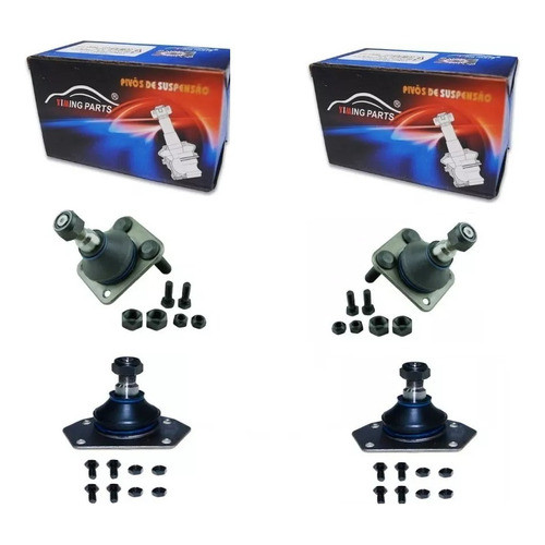 Kit 4 Pivôs, 2 Superior, 2 Inferior Corcel Del Rey Pampa