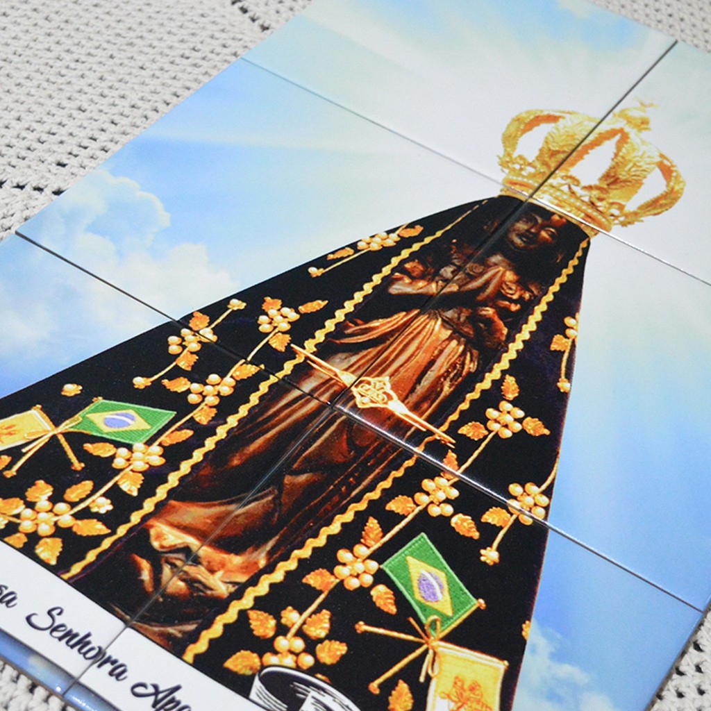 Nossa Senhora Aparecida Quadro Painel Mosaico Azulejo Lindo!
